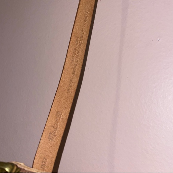 Madewell Tan The Simple Pouch Belt Bag Rainbow Stripe Edition - Picture 6 of 16